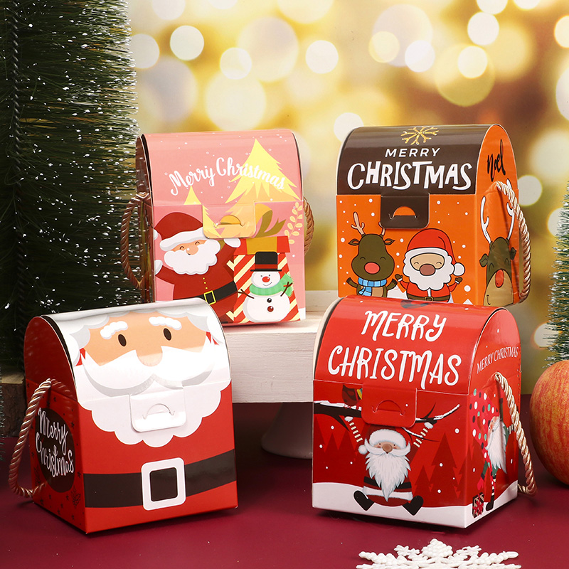 平安夜苹果盒礼盒圣诞节平安果包装盒创意小礼物儿童礼品袋空盒子