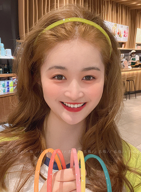 多巴胺发捆洗脸发箍女款2026新款带齿防滑细头箍碎发发卡发窟头饰