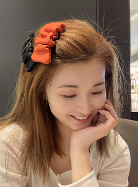 韩国网红前额刘海发夹女侧边褶皱BB夹碎发夹子后脑勺卡子发卡头饰