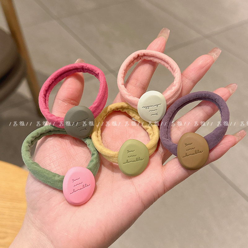 加粗橡皮筋高弹力耐用扎头发气质