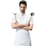 Шеф-повар отеля Рабочая одежда мужская питание для выпечки отеля западное ресторан кухня высококачественные летние летние рукавы в воздушный рукав