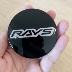 改装rays轮毂盖汽车轮毂中心盖14/15/16寸通用亚克力轮毂装饰盖标