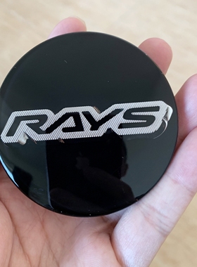 改装rays轮毂盖汽车轮毂中心盖14/15/16寸通用亚克力轮毂装饰盖标