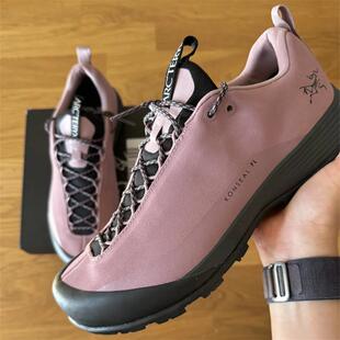 代购ARCTERYX Konseal FL 2始祖鸟星际粉紫防水绒面革女士户外徒