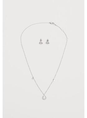 海外代购Fossil/化石女士项链龙虾扣抛光工艺不锈钢人造水晶