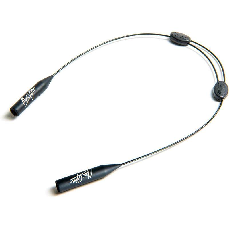 代购MauiJim男士太阳镜防紫外线遮光偏光抗眩光黑色圆形细框挂绳