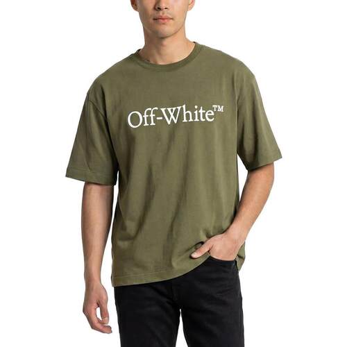 海外代购off-white男士运动T恤圆领罗纹滑板休闲运动滑板T恤
