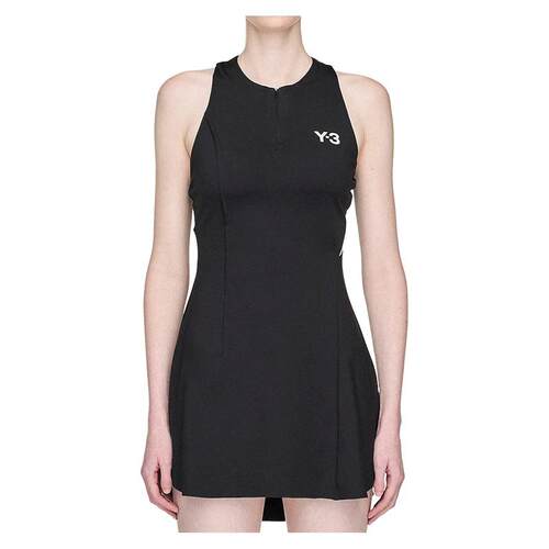 Y-3/Y3  女士网球服高领运动裙透气健身服网球比赛日常运动