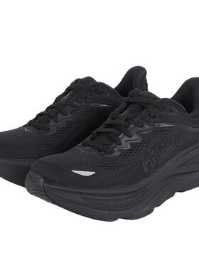代购Hoka OneOne男士跑步鞋高缓震轻量设计透气结构慢跑鞋黑色
