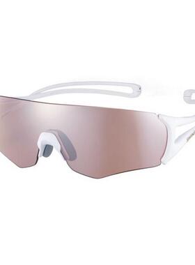 代购SWANS女士太阳镜UV防护防眩光抗冲击防滑白色框架镜面镀膜