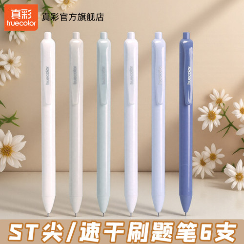 真彩莫兰迪色刷题笔6支装