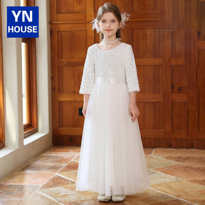 儿童主持人礼服高级感公主裙女孩