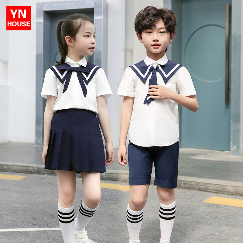 六一儿童节演出服装男童女童大合唱幼儿园园服毕业照套装表演校服怎么看?