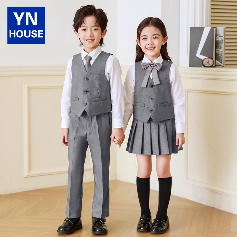 小学生春秋款男幼儿园园服学院校服套装儿童班服英伦风