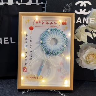 diy公主请吃糖钱折的棒棒糖相框有钱花材料包送朋友新年快乐礼物