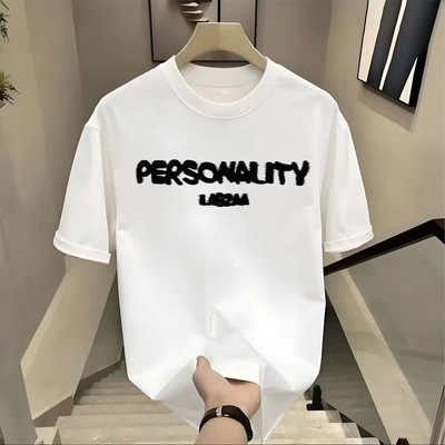 260g夏季短袖t恤重磅纯棉