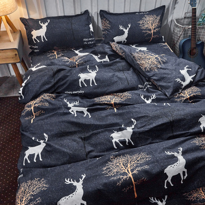 床单人180x200男士深灰色被套