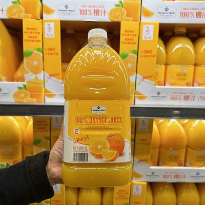 MM100%橙汁果汁3L*1瓶