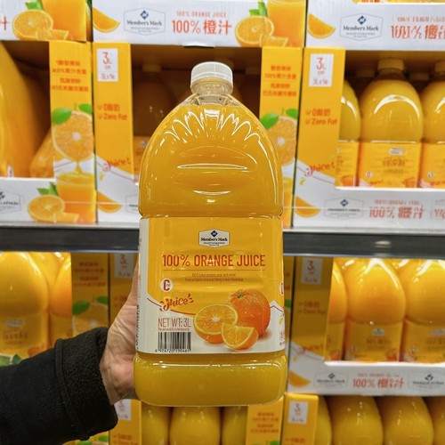 MM100%橙汁果汁3L*1瓶