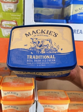南京 Costco开市客代购苏格兰MACKIE'S牛奶冰淇淋1.08kg 顺丰冷运