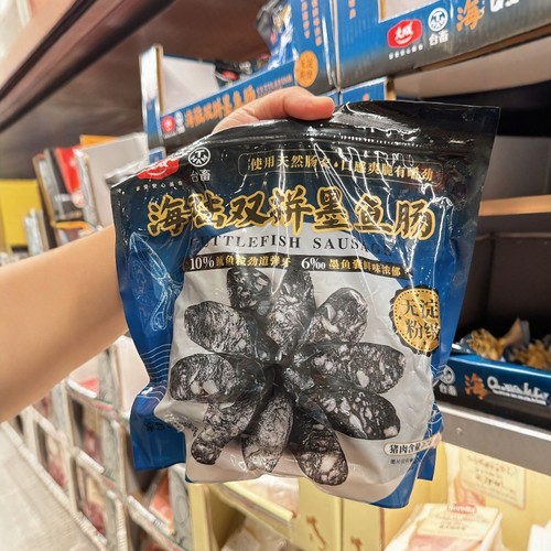 无淀粉小炒肠海陆双拼墨鱼肠大成