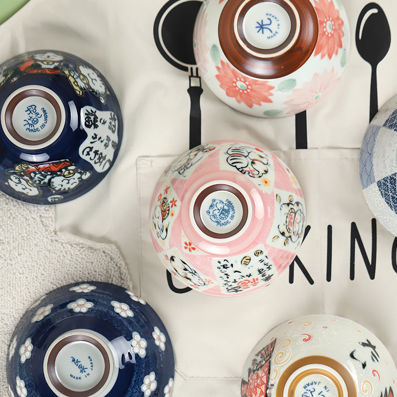 美浓烧陶瓷日式大众创意碗家用