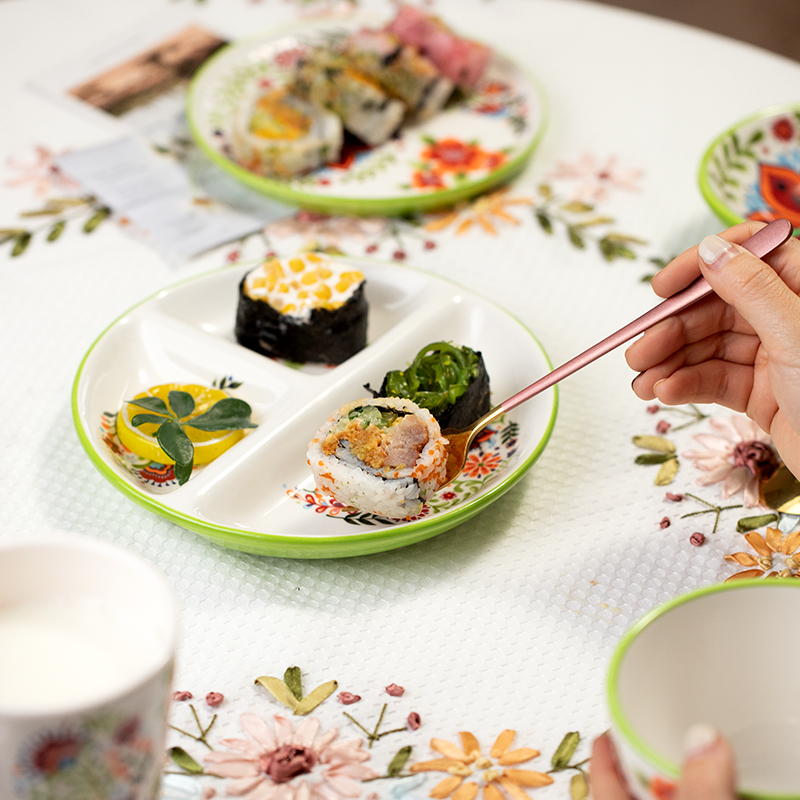 家用餐具釉下彩饭碗汤盆陶瓷