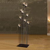 Dorahouse欧式 铁艺烛台婚礼婚庆烛座别墅酒吧样板间蜡烛杯台烛架