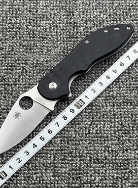 蜘蛛 C172G10柄折刀户外野营狩猎战术防身高硬度口袋EDC工具刀