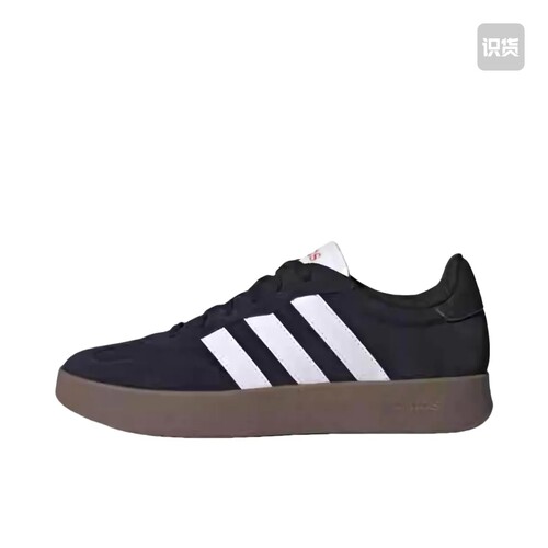 adidas Barreda 运动休闲鞋 T头鞋 德训鞋 低帮复古支撑平跟圆头