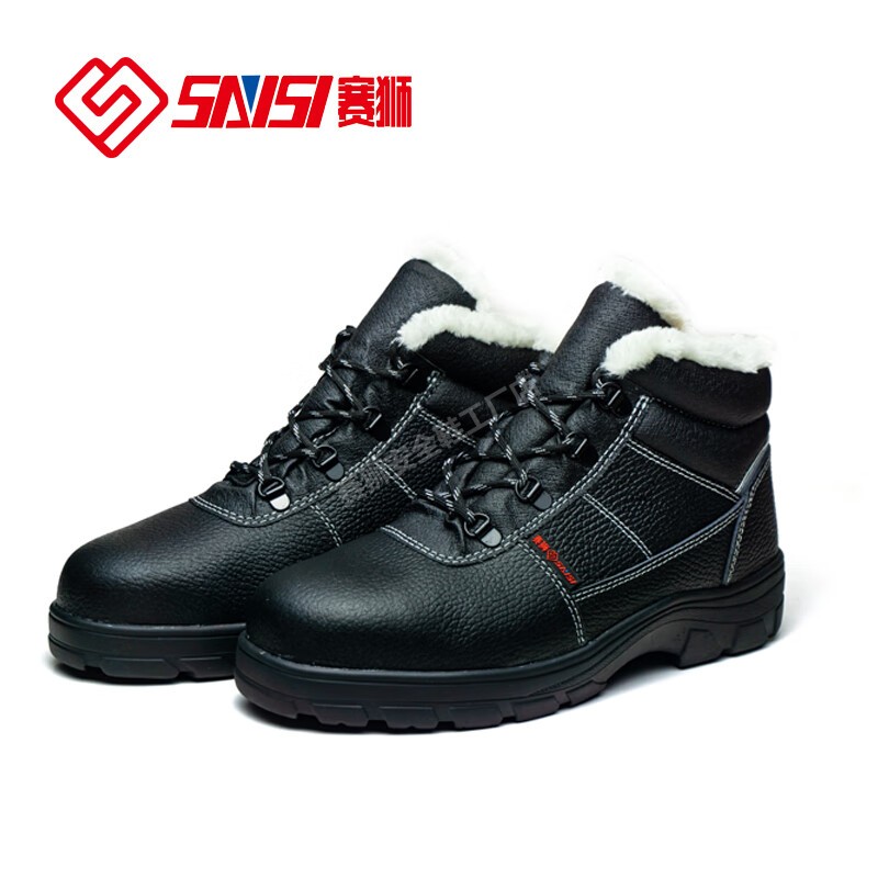 赛狮SAISI X801FEA/FS/F保暖防砸防刺绝缘防静电耐高温牛皮劳保鞋