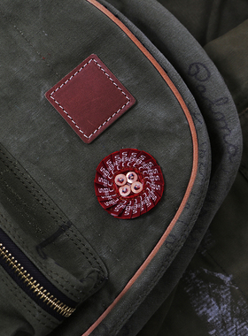 SBC 50年代经典红旗胸花木梭机工艺再现休闲西服西装搭配帽饰包饰