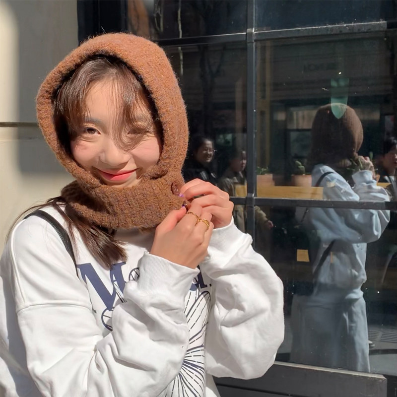 羊毛巴拉克拉法帽女防风保暖骑行脖套护耳帽子围巾一体可爱时尚,服饰配件/皮带/帽子/围巾,帽子,淘宝优惠券,粉丝福利购,淘宝优惠卷