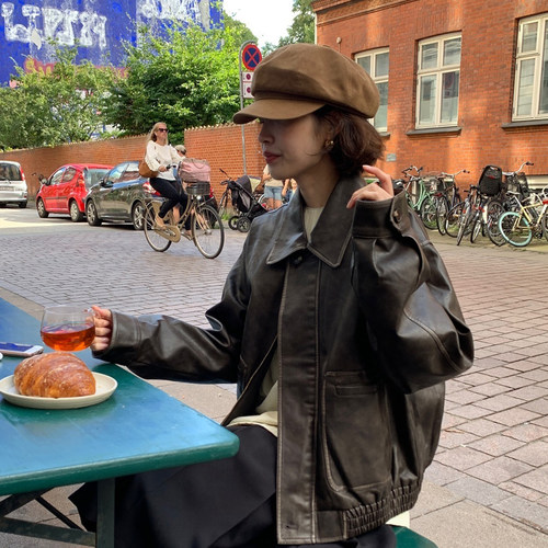 迪丽热巴同款贝雷八角帽