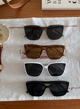 大框墨镜显脸小防紫外线