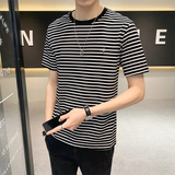 2025夏季新款男士条纹T恤圆领套头打底衫短袖T恤B317/6606/P45,男装T恤,电商B317,电商基地 2025夏季新款男士条纹T恤圆领套头打底衫短袖T恤B317/6606/P45,男装T恤,电商B317,电商基地