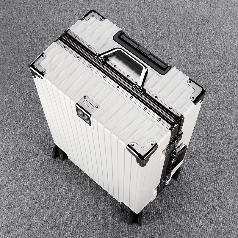 袋鼠拉杆箱24寸铝框女耐用大容量