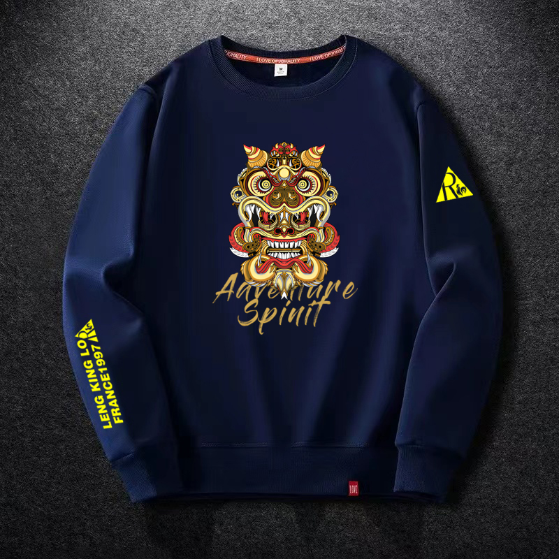 潮牌卫衣男士简约宽松