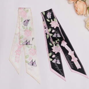 Seraphim原创图案日系蝴蝶结丝巾飘带绑包丝带发带包包配饰