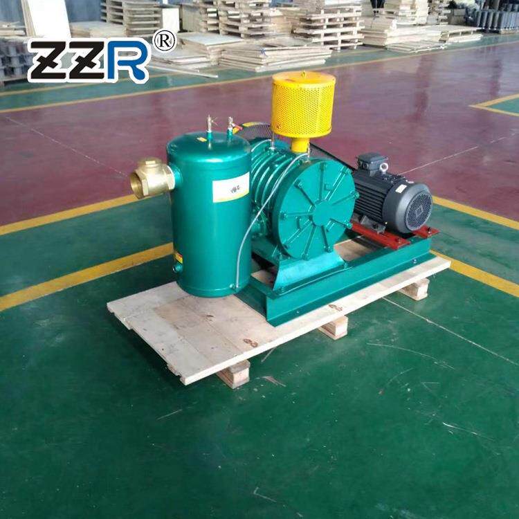 广东回转风机HZ251S-0.55KW小型医疗生活污水处理曝气氧低噪音W