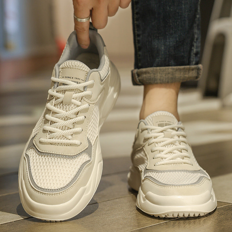 男鞋板鞋春夏款双网透气网面休闲运动鞋男款轻便夏季百搭潮流鞋子