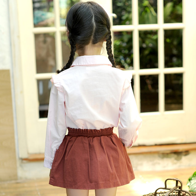 Chemise fille à manche longue - Ref 2085354 Image 3