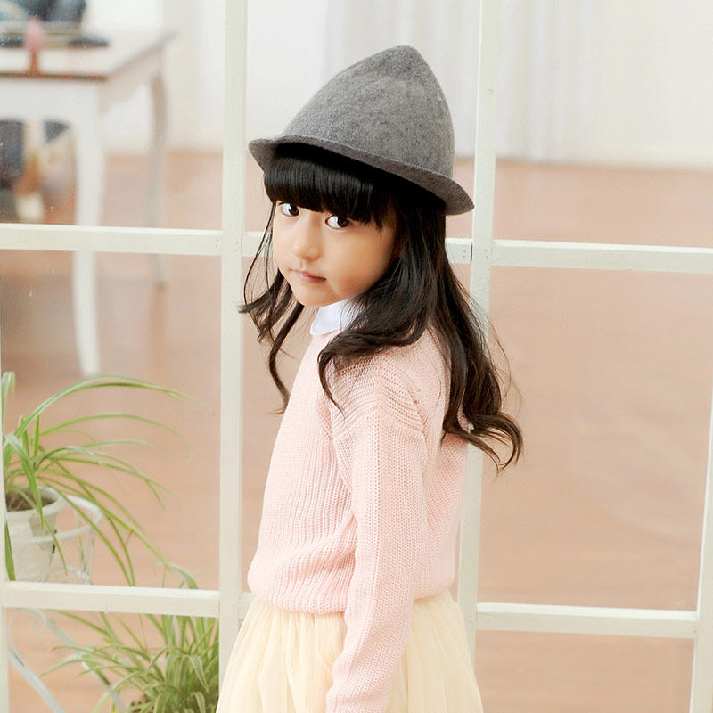 Pull fille à manche longue en coton - Ref 2105364 Image 4