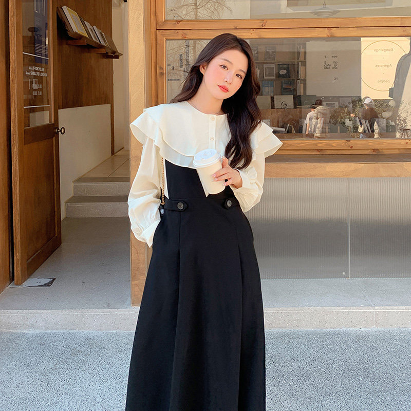 192【新款】2022秋装两件套连衣裙192-033-P140K198，女装套装/套裙，浙宝103（原192）