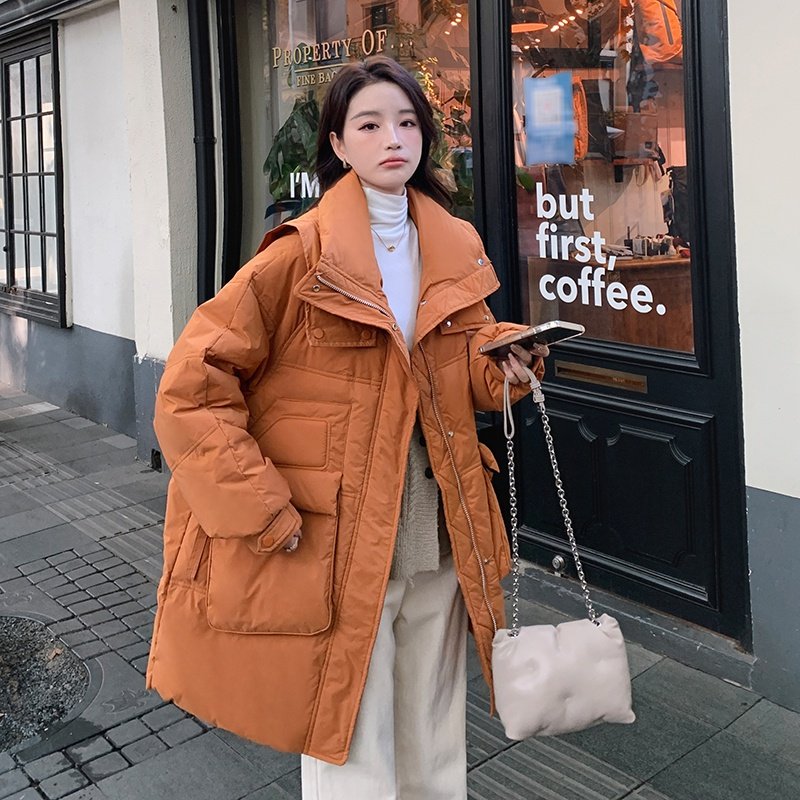 2023新款冬季长款海军领羽绒服90绒192-款号159-P305-K468图片