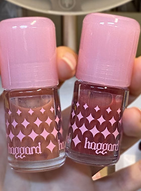 haggard小胖墩黑烬伊莫怪兽护唇蜜玻璃镜面成膜晶冻有色口红防水