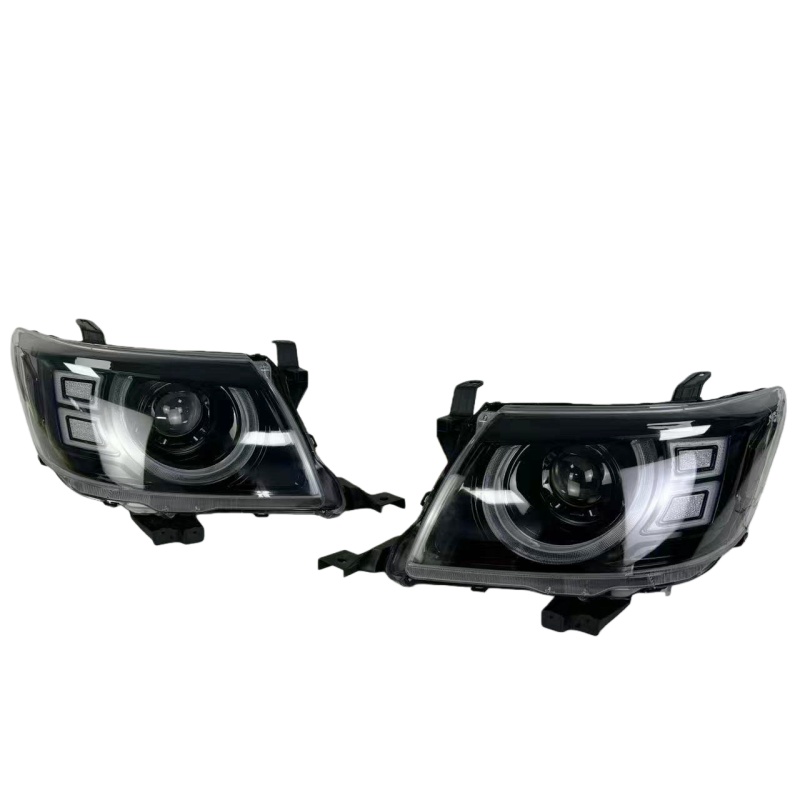 适用于12-14款丰田海拉克斯VIGO大灯总成改装卫士款LED日间行车灯