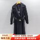 安悦25C937时尚 2026女新款 休闲韩系翻领系带长款 风衣减龄外套春装