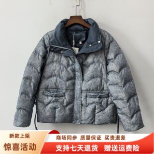 CK8173时尚休闲白鸭绒保暖百搭羽绒服宽松短款外套冬装2025女新款