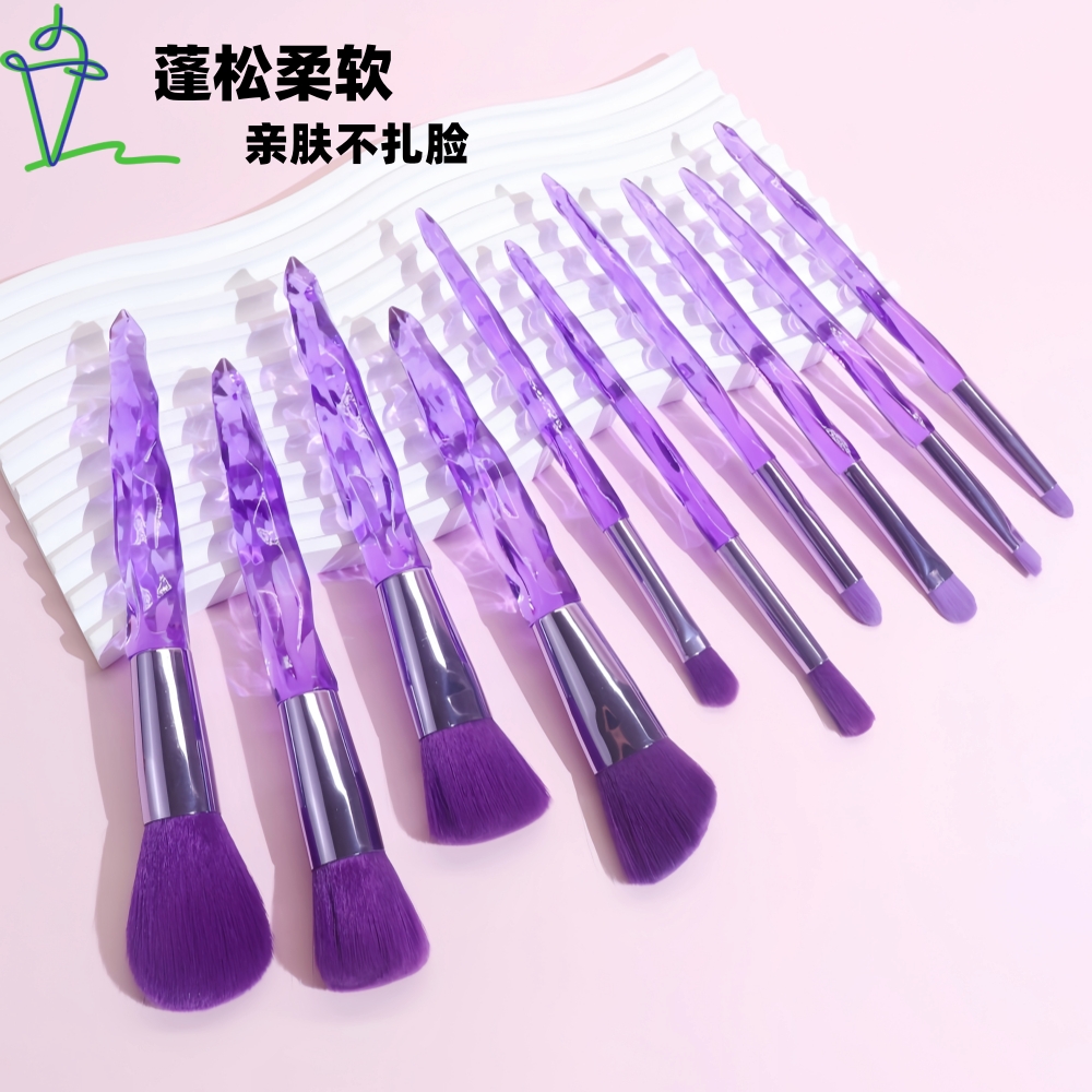 初学者一整套便携软毛化妆工具